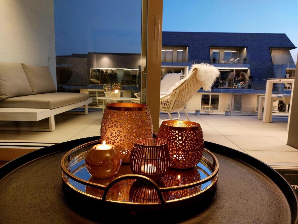 Villa Creole 0308 Luxe Appartement Met Verwarmd Zwembad Nieuwpoort Jachthaven Εξωτερικό φωτογραφία