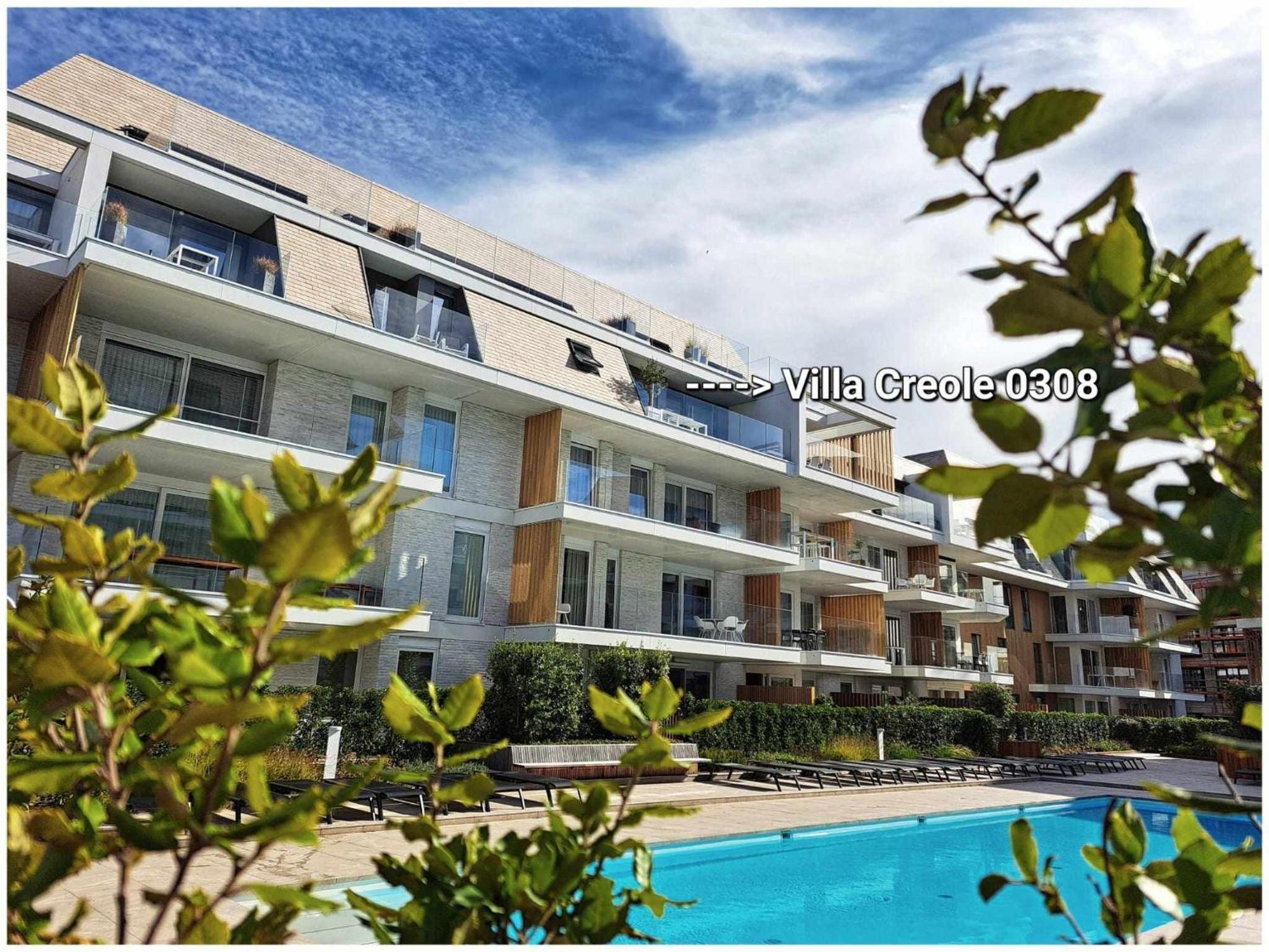 Villa Creole 0308 Luxe Appartement Met Verwarmd Zwembad Nieuwpoort Jachthaven Εξωτερικό φωτογραφία