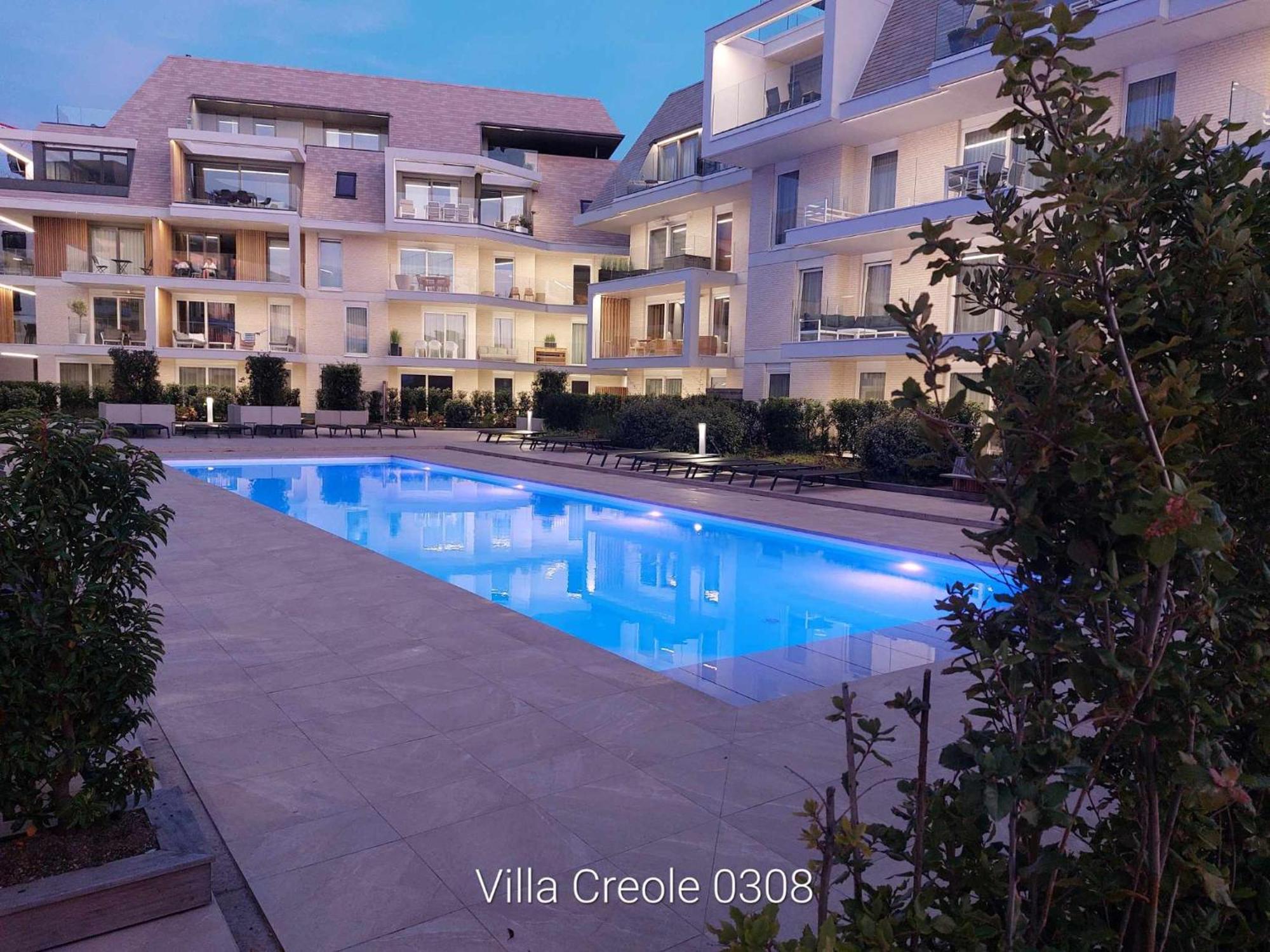 Villa Creole 0308 Luxe Appartement Met Verwarmd Zwembad Nieuwpoort Jachthaven Εξωτερικό φωτογραφία