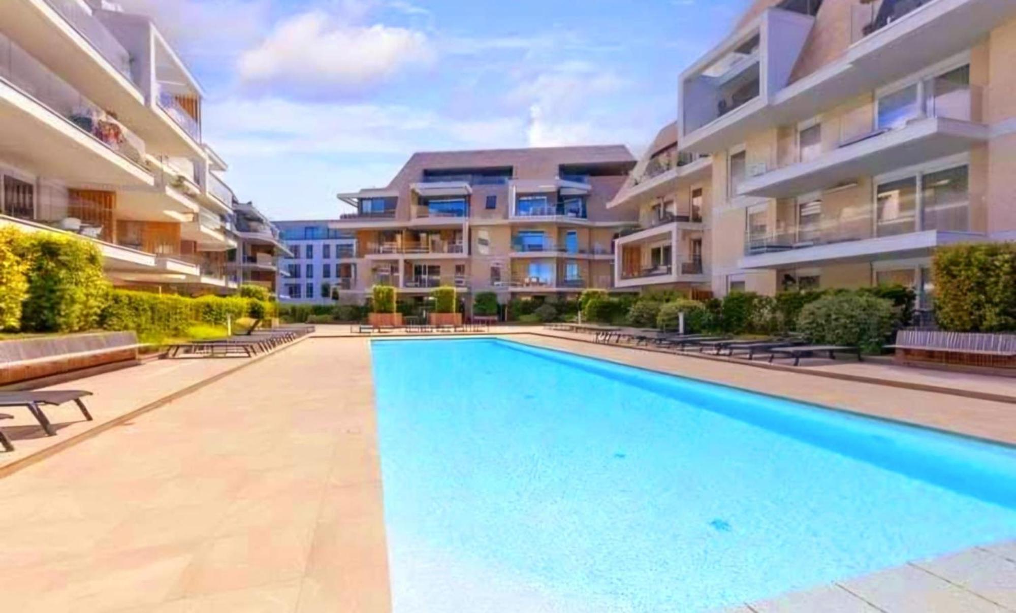 Villa Creole 0308 Luxe Appartement Met Verwarmd Zwembad Nieuwpoort Jachthaven Εξωτερικό φωτογραφία